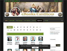 Tablet Screenshot of ebookscatolicos.com